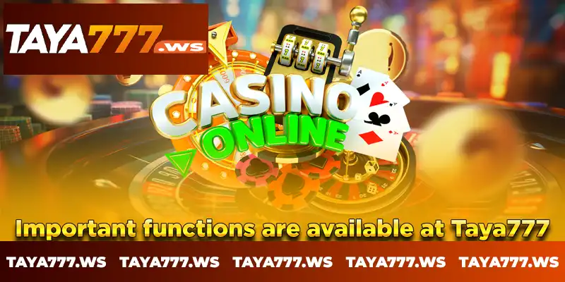 Important functions are available at Taya777 Important functions are available at Taya777
