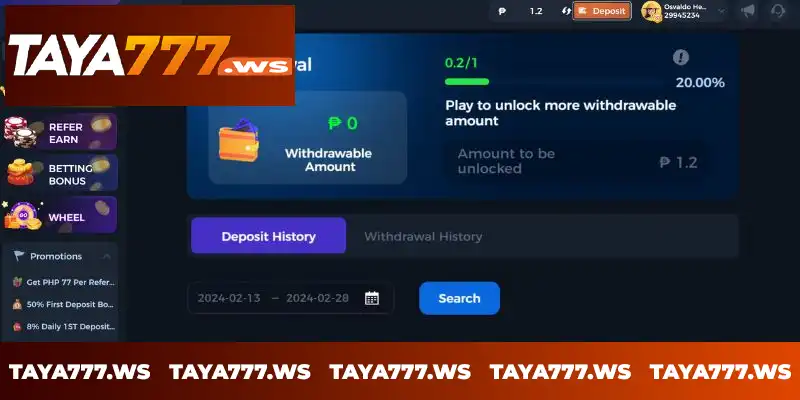 Click “Withdraw money” in the “My Account” section Click “Withdraw money” in the “My Account” section